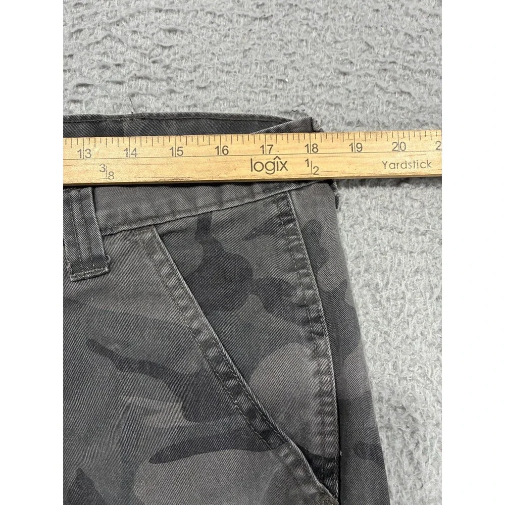 Wrangler Pants Mens 36x30 Gray Camo Cargo Utility Relaxed Fit Workwear